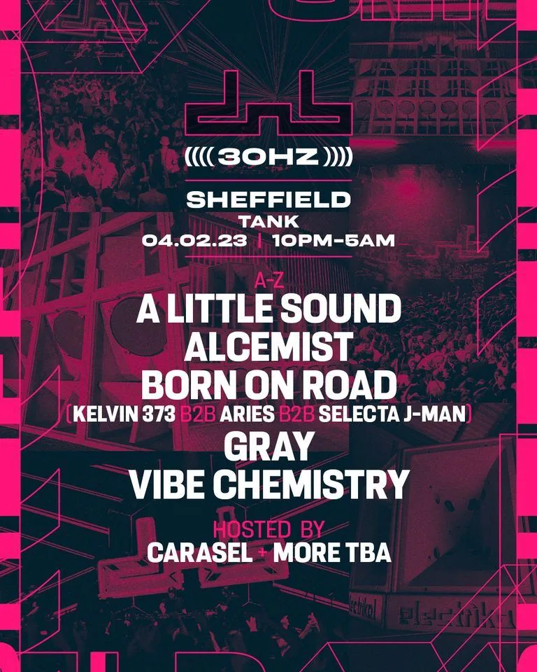 DnB Allstars x 30Hz: Sheffield poster