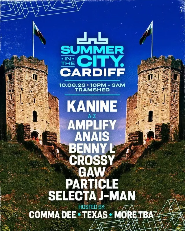 DnB Allstars Summer in the City: Cardiff poster