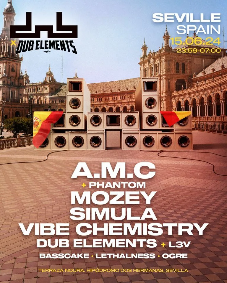 DnB Allstars x Dub Elements: Seville poster
