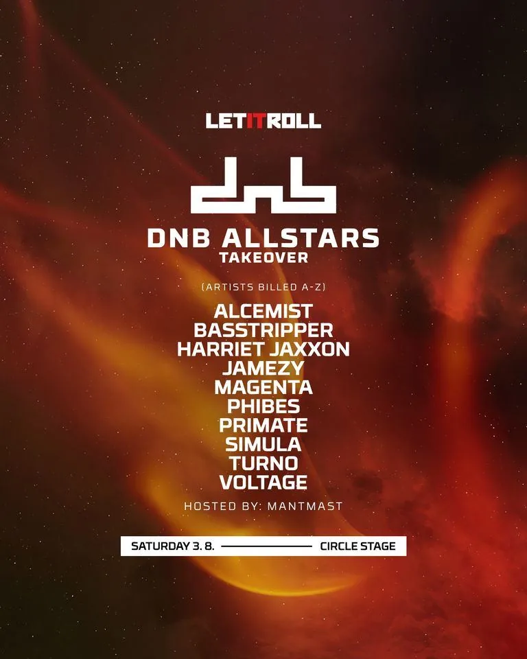 DnB Allstars at Let It Roll poster
