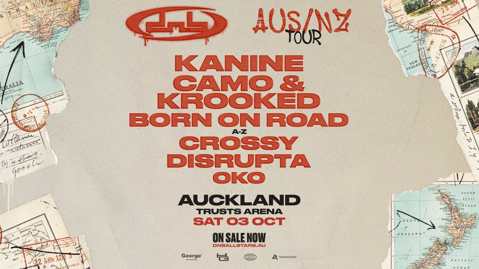 DnB Allstars: Auckland poster