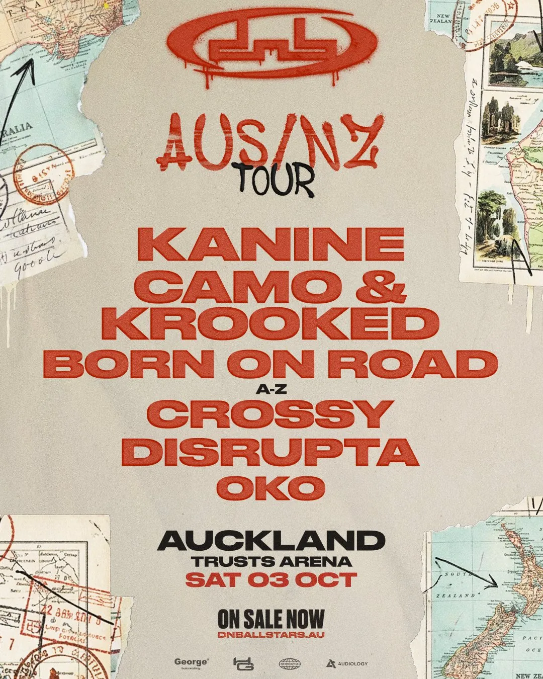 DnB Allstars: Auckland poster