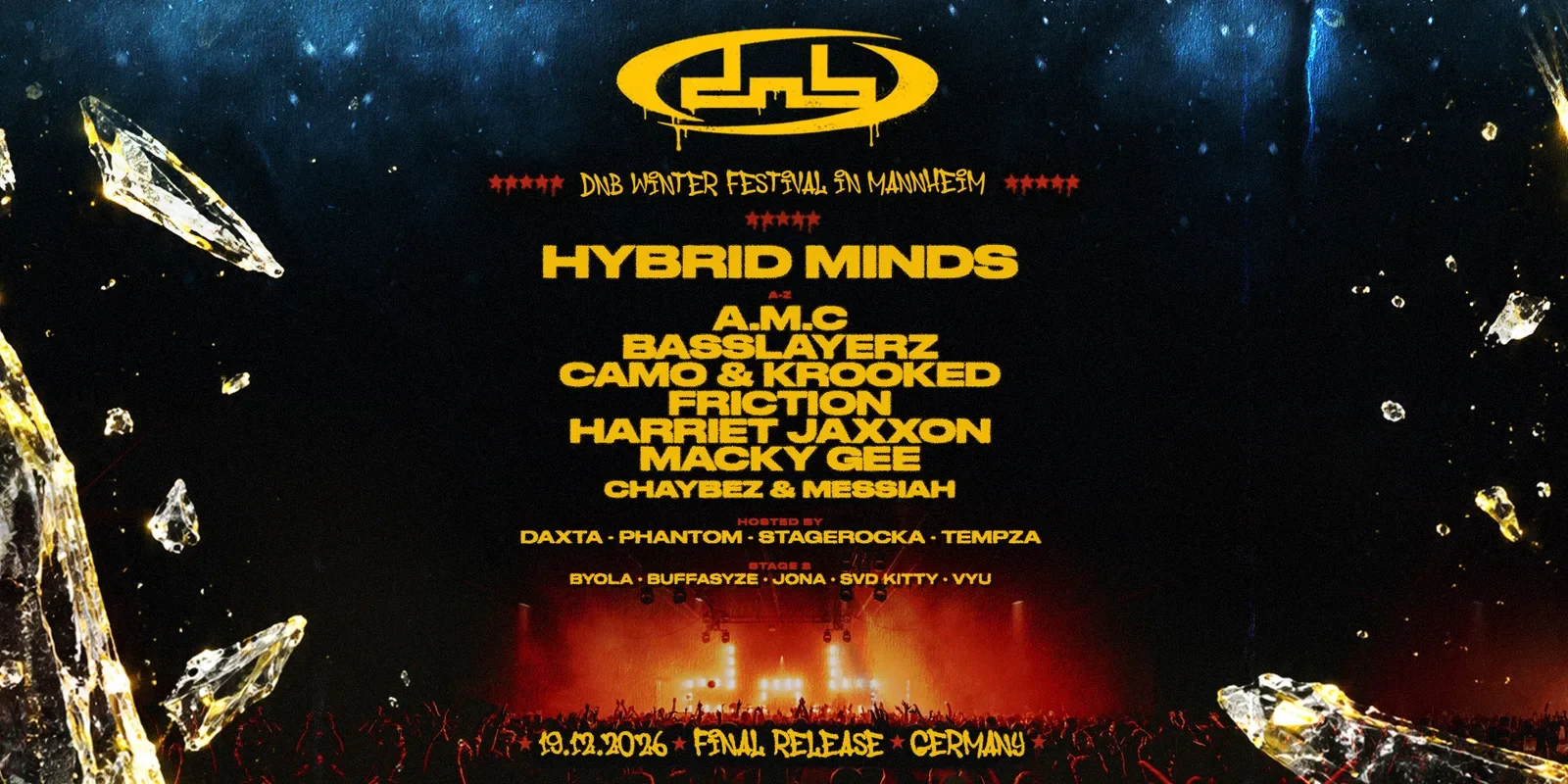 DnB Allstars Germany: Mannheim poster