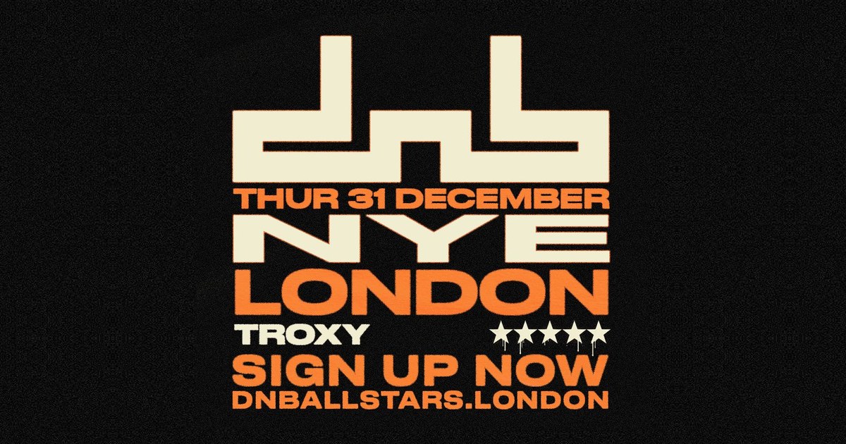DnB Allstars NYE: London poster