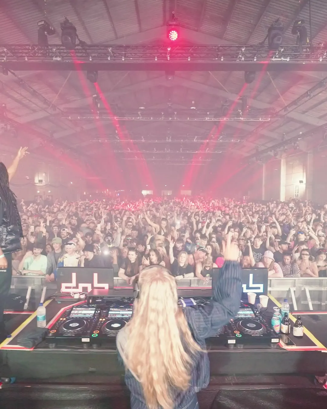 DnB Allstars: Liverpool: view from the booth over a huge Liverpool crowd